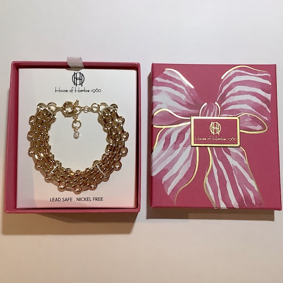 House of Harlow 1960 Chunky Chain Link Bracelet - Picture 1 of 2